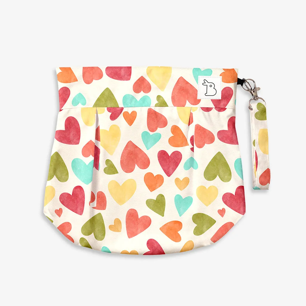 Waterproof Travel Bag - Pack of 2 - Baby Hearts & Colour Pop