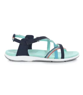 Womens/ladies santa roma criss-cross sandals navy/ocean wave Regatta