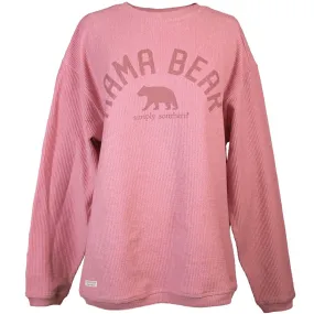 Women's Simply Southern Long Sleeve " Mama Bear" Pullover - Crepe