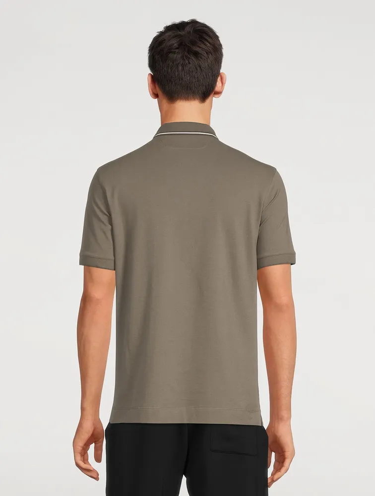 Z ZEGNA Short-Sleeve Polo Shirt