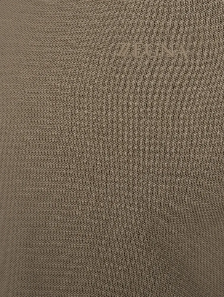 Z ZEGNA Short-Sleeve Polo Shirt